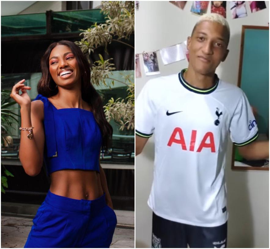 Sósia de Richarlison confirma que ficou com Tina do BBB 23, no Carnaval