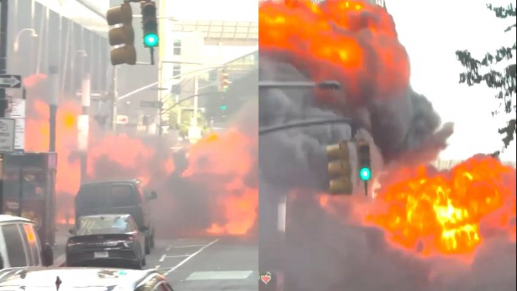Veículo em chamas detona nas proximidades do Touro de Wall Street em Nova York; assista ao vídeo