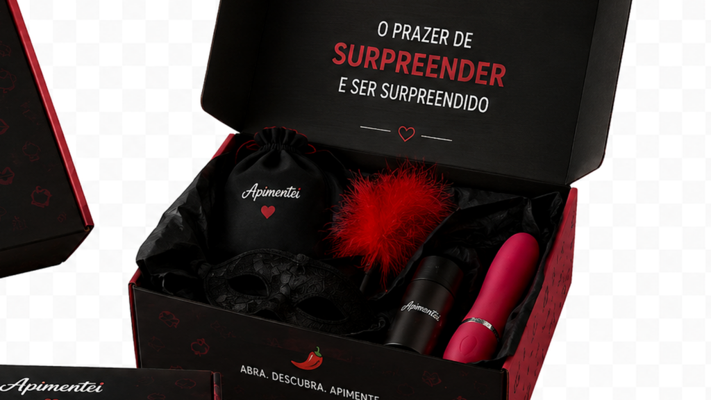 Box Surpresa Apimentada da Apimentei une praticidade, mistério e experiências para casais