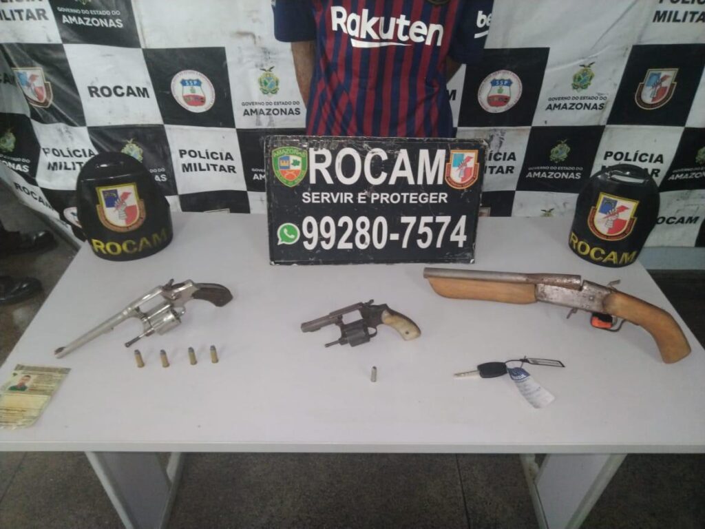 Polícia Militar prende sete pessoas e apreende dois adolescentes em Manaus